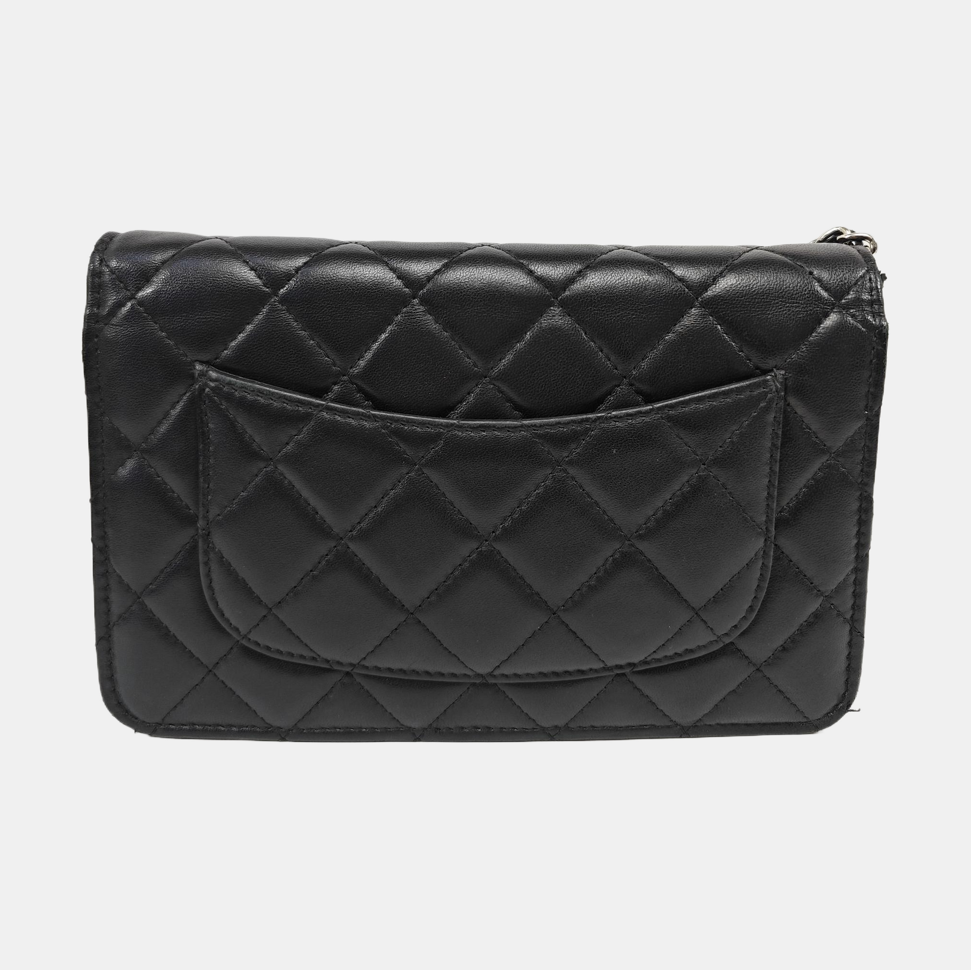 WOC Quilted Lambskin Black