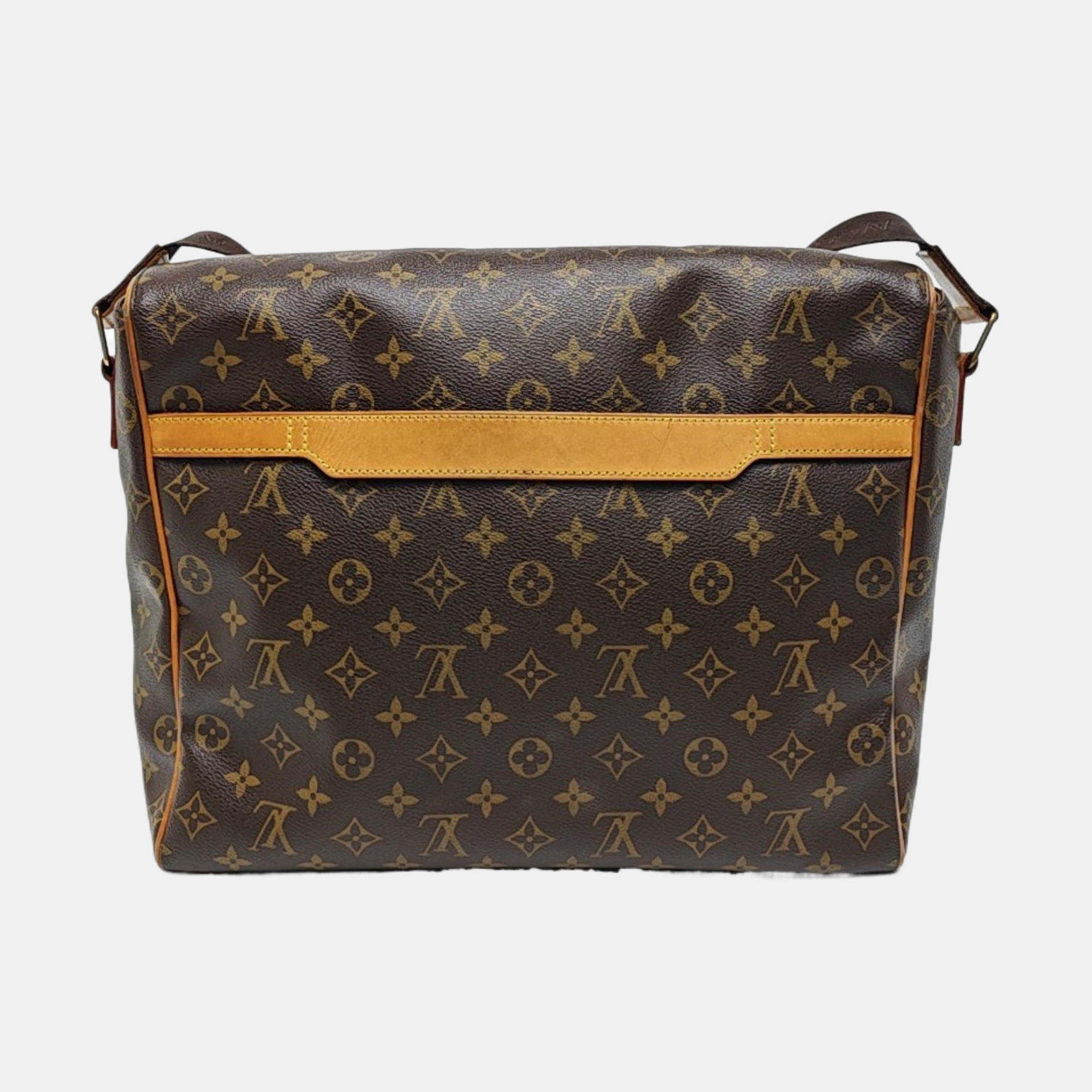 VALMY Monogram Coated Canvas Brown
