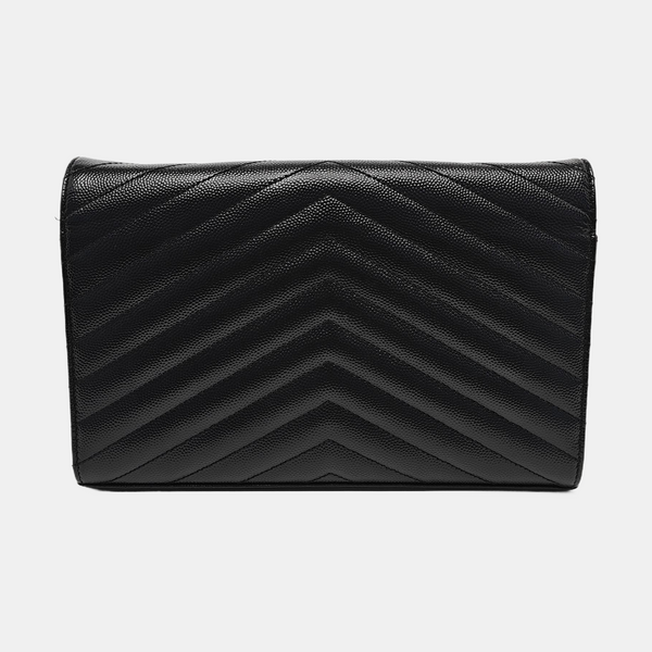 MONOGRAM Medium Chevron Calfskin Black