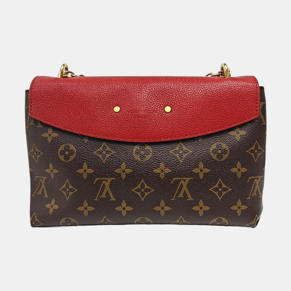 SAINT PLACIDE Monogram Coated Canvas Brown