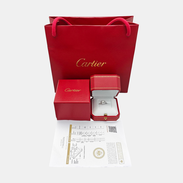 TRINITY Platinum 950 Silver Ring EU 53