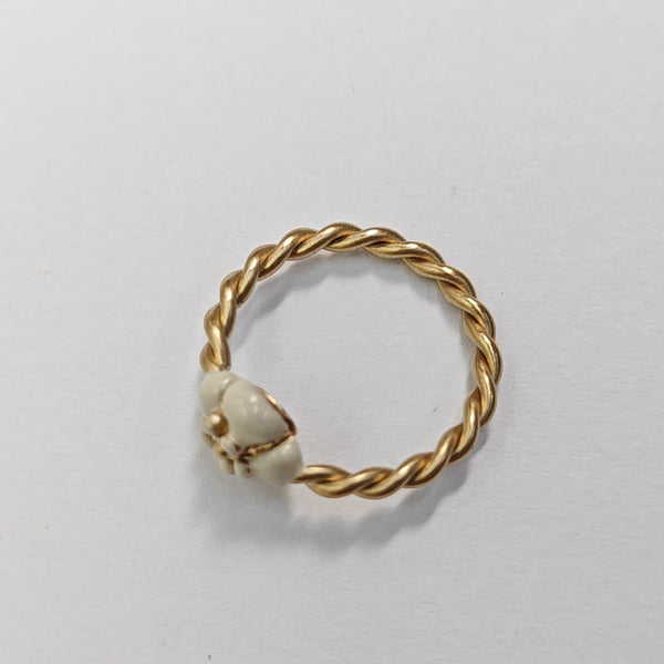 Metal Gold Ring EU 46