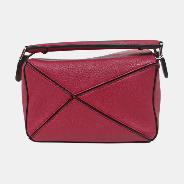 Puzzle Mini Calfskin Red
