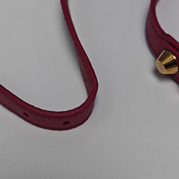 Leather Purple Bracelet
