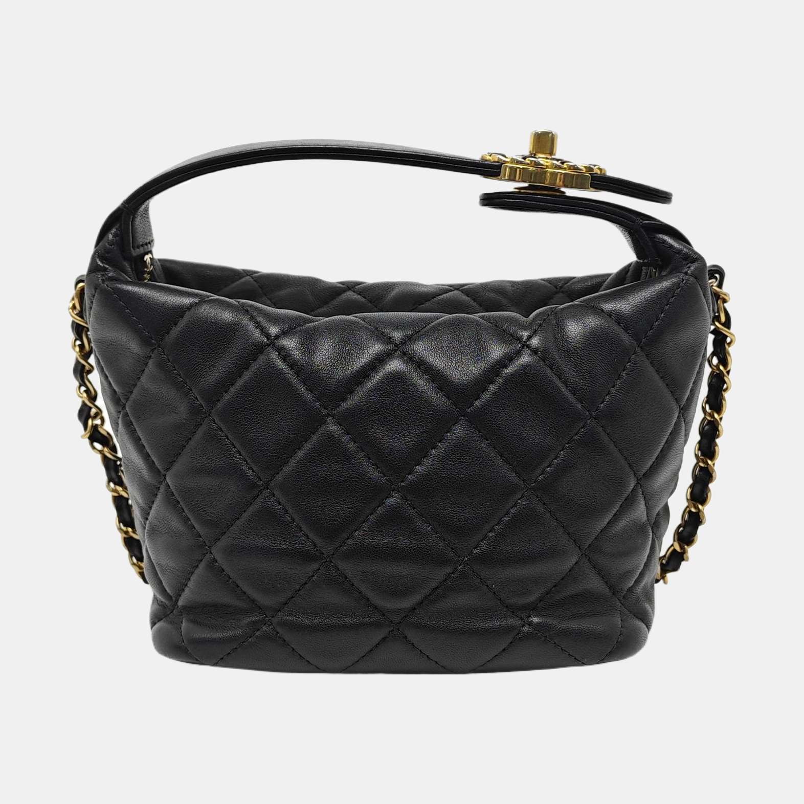 Quilted Lambskin Black