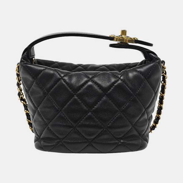 Quilted Lambskin Black
