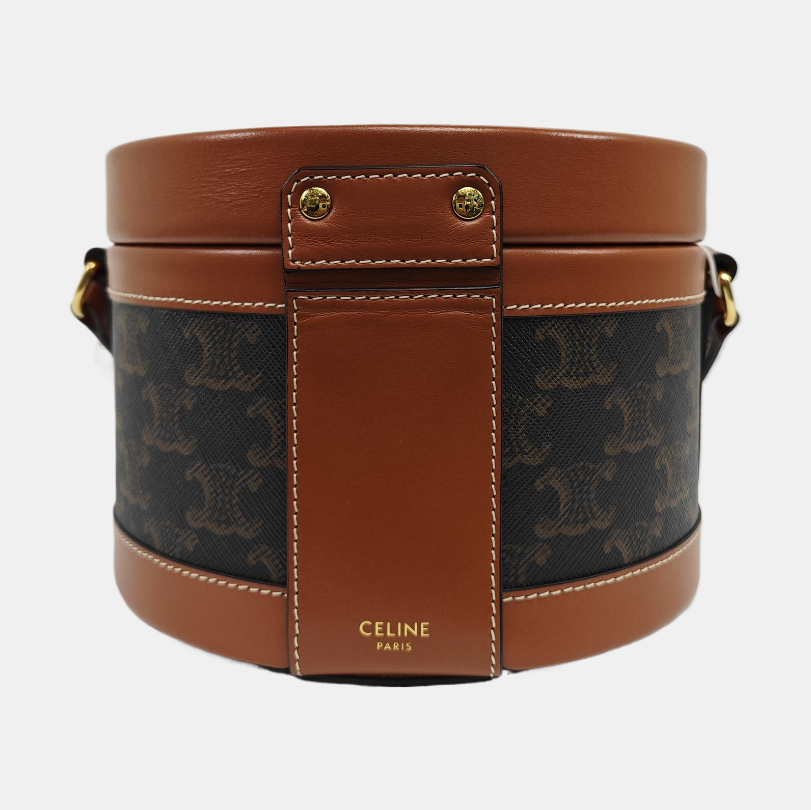 TRIOMPHE Medium Coated Canvas Brown
