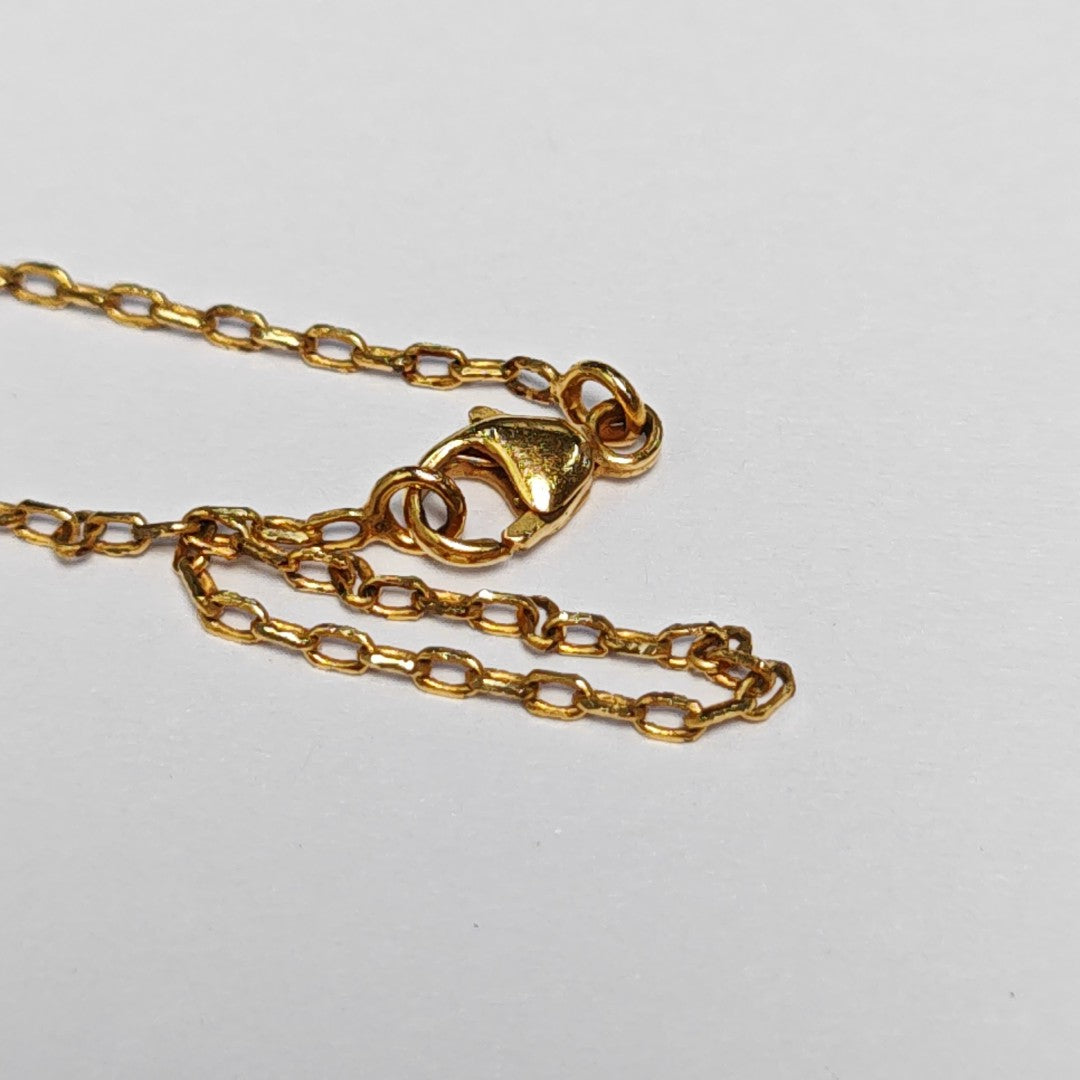 Pop H Metal Gold Necklace