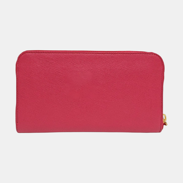Saffiano Calfskin Wallet Pink