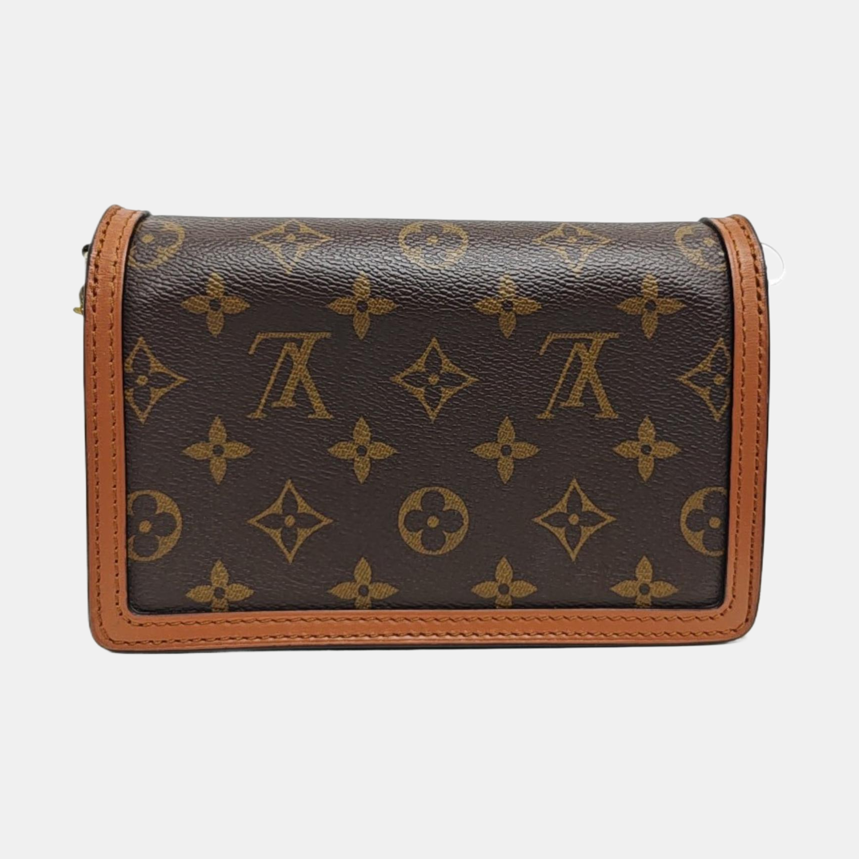 DAUPHINE WOC Monogram Coated Canvas Brown