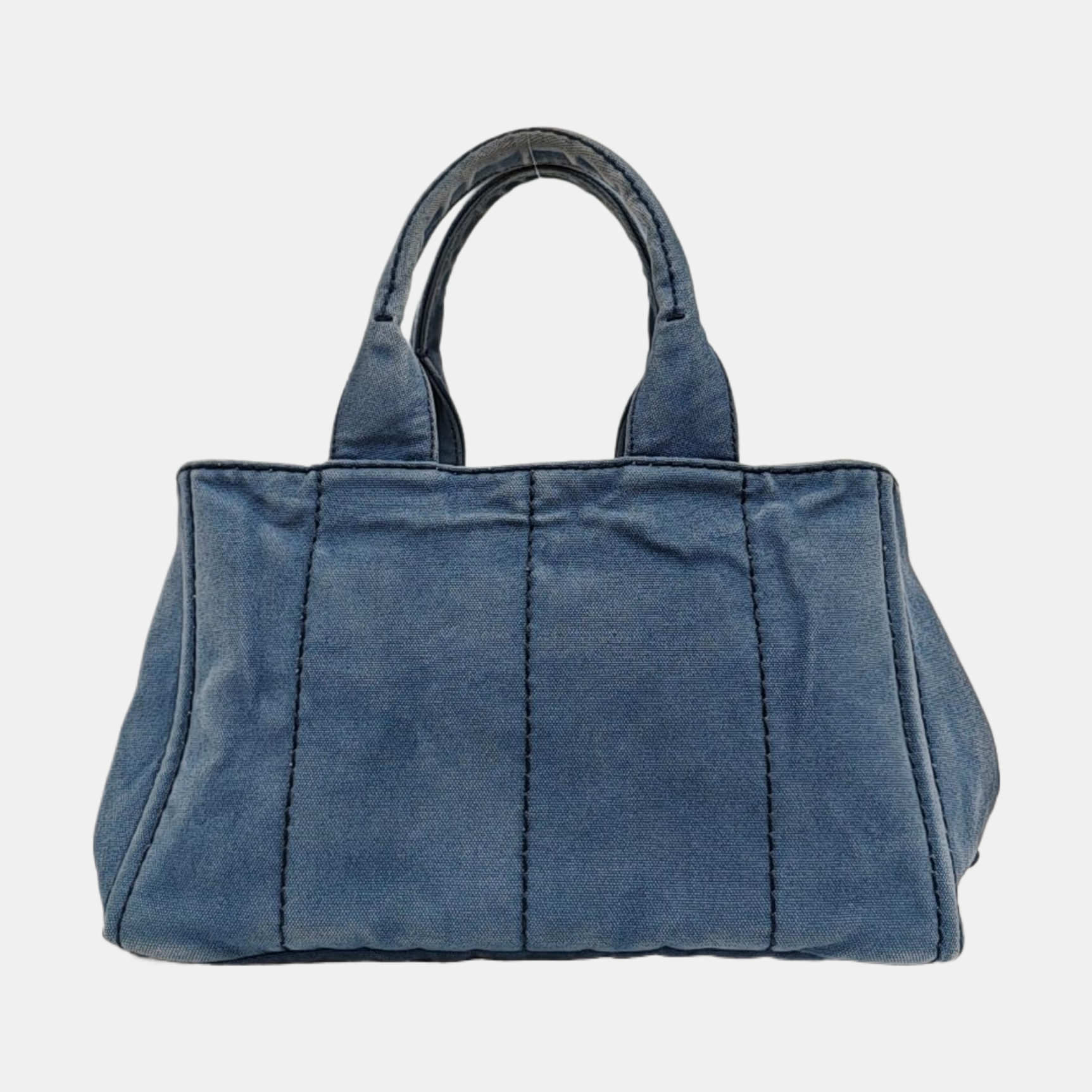 Denim Quilted Canvas Blue