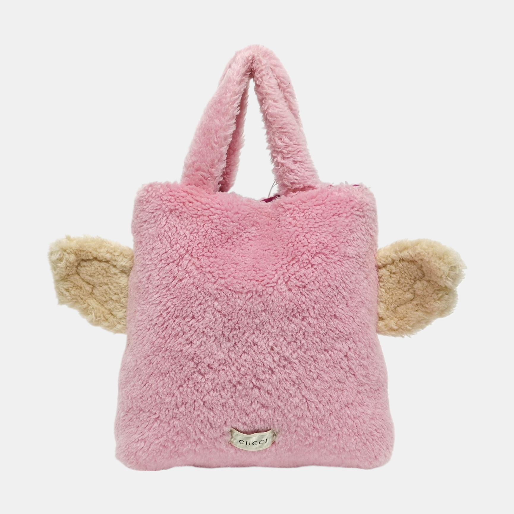 Children’s GG Bucket Sheepskin Pink