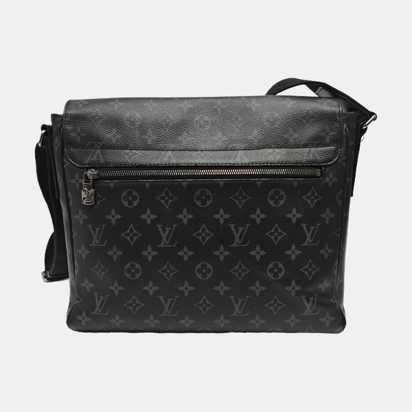 DISTRICT MM Monogram Coated Canvas Black