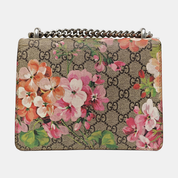 Dionysus Mini Monogram Coated Canvas Beige