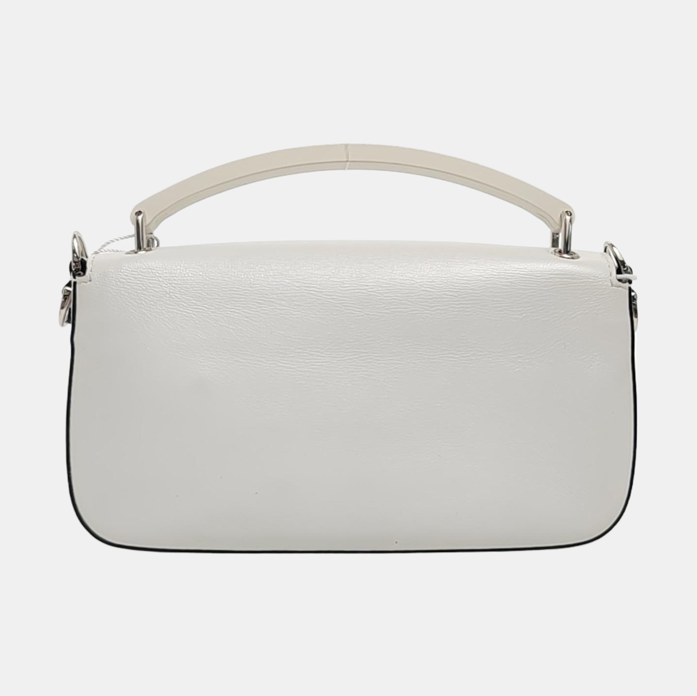 Baguette Mini Calfskin White