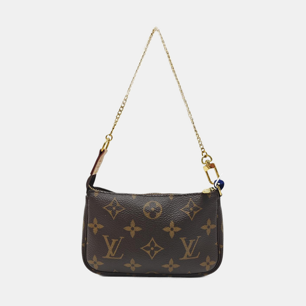 ACCESSOIRES Mini Monogram Coated Canvas Brown