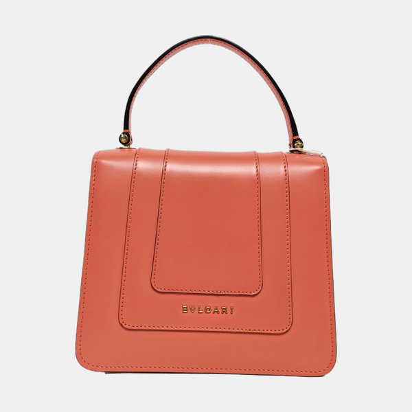 SERPENTI FOREVER Small Calfskin Red