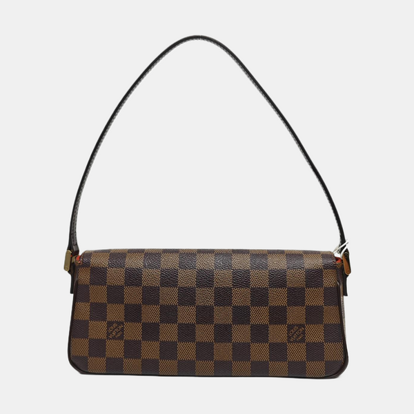 RECOLETA Damier Ebene Coated Canvas Brown