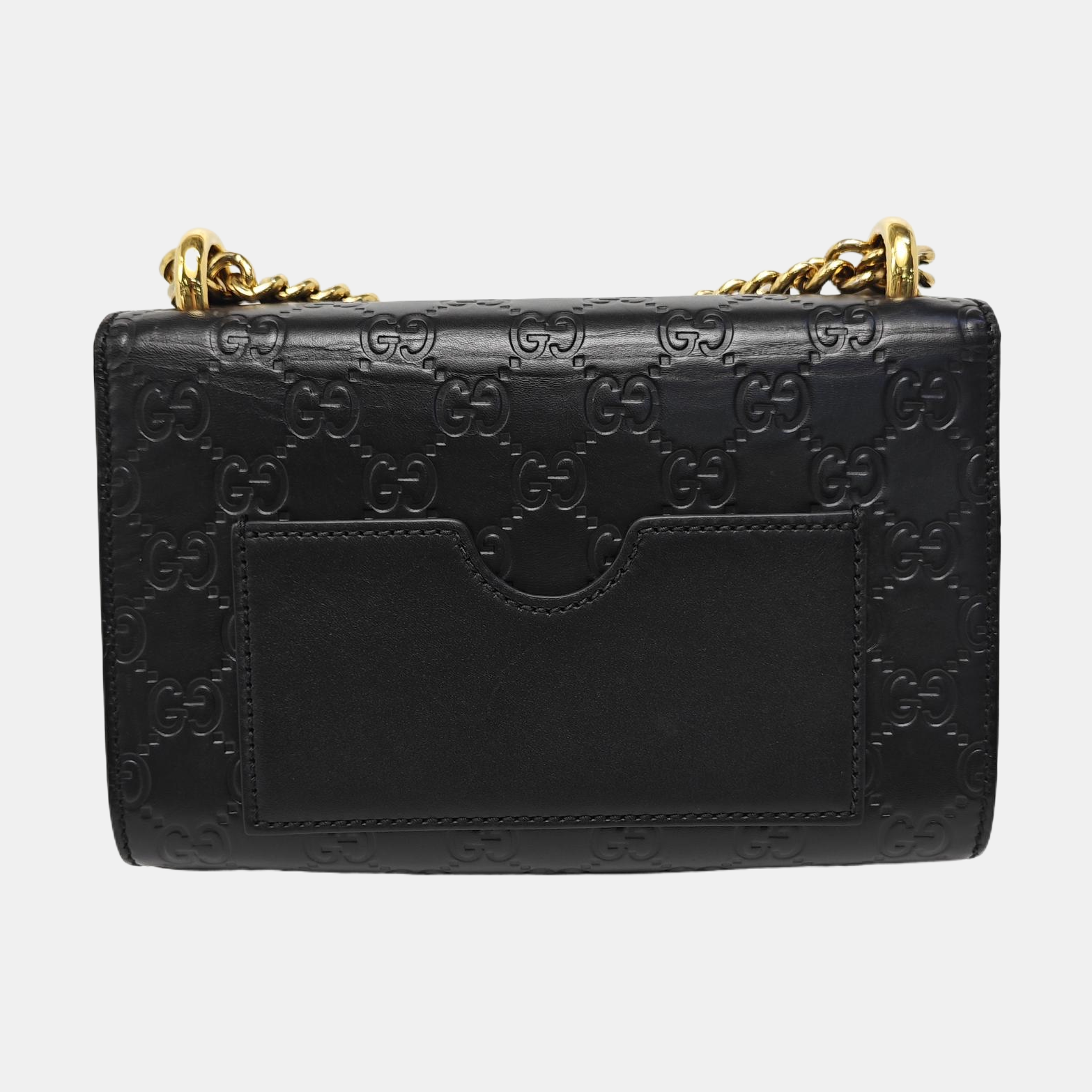 Padlock Small Monogram Calfskin Black