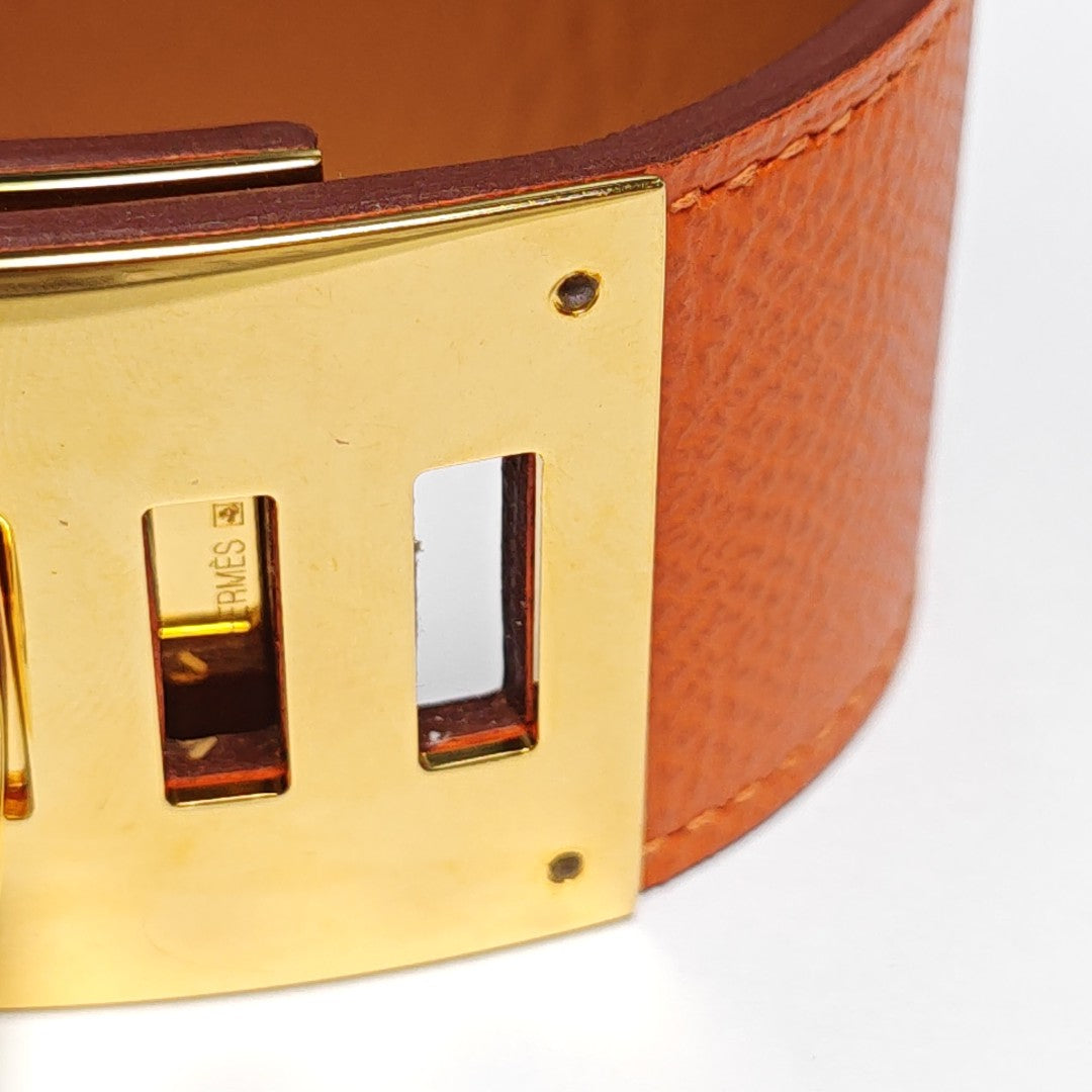 Kelly Dog Metal Orange Bangle