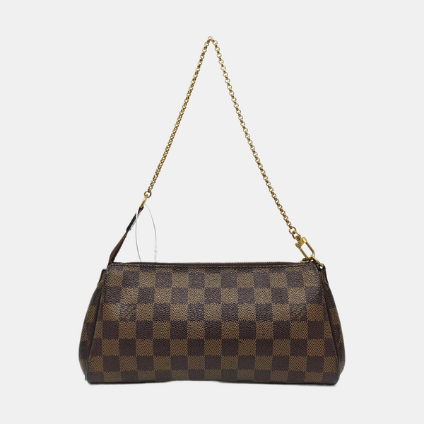 EVA Damier Ebene Coated Canvas Brown