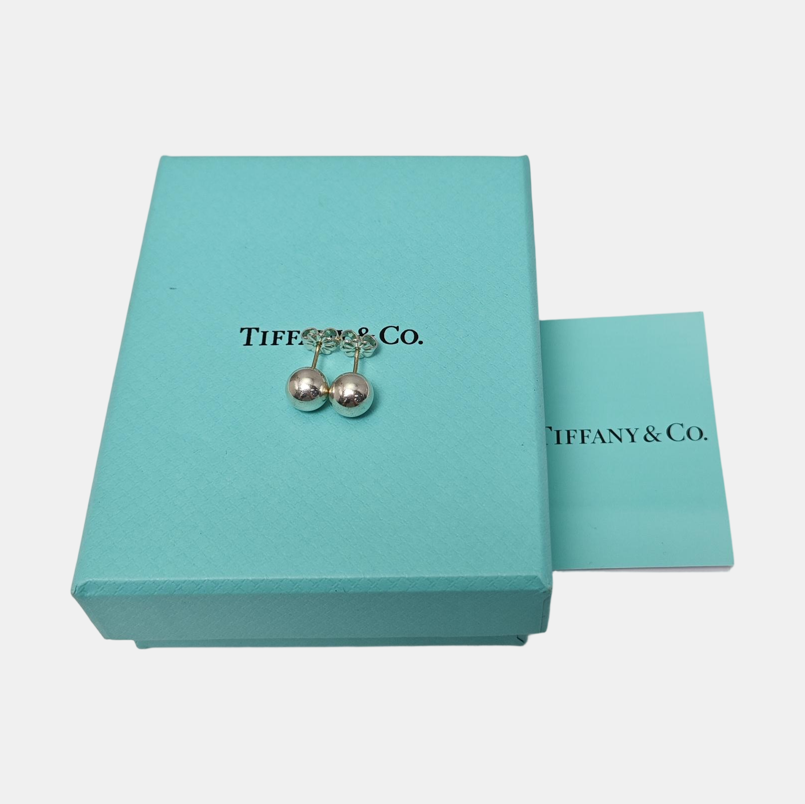 Tiffany Hardwear 925 Sterling Silver Stud Earrings