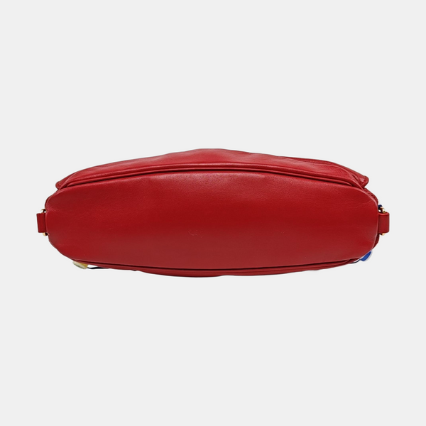 Quilted Calfskin Belt Bag Red