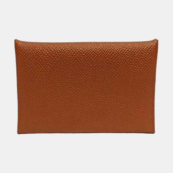 Calvi Epsom Brown Card Holder