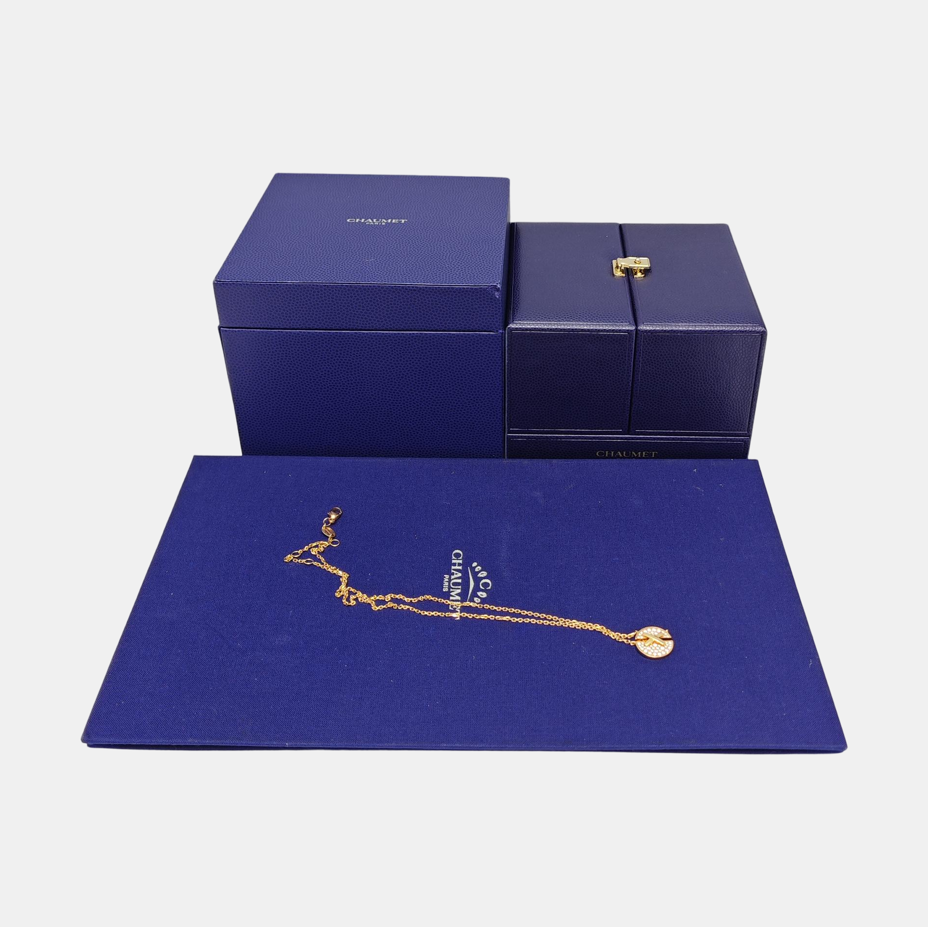 Jeux De Liens 18k Rose Gold Necklace