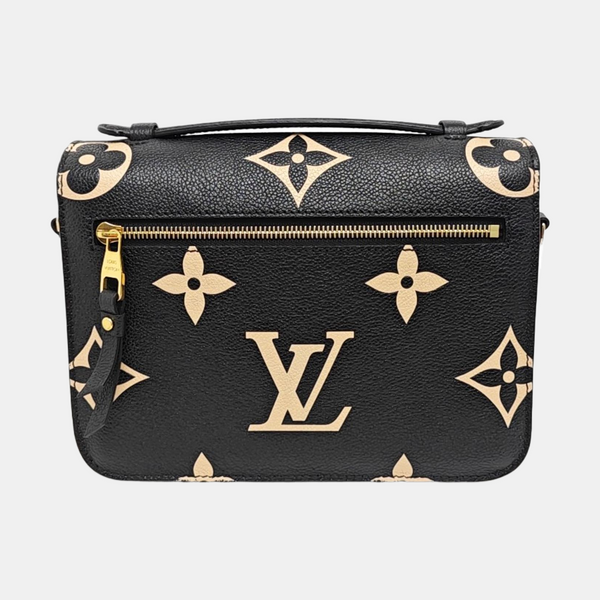 MÉTIS MM Monogram Calfskin Black