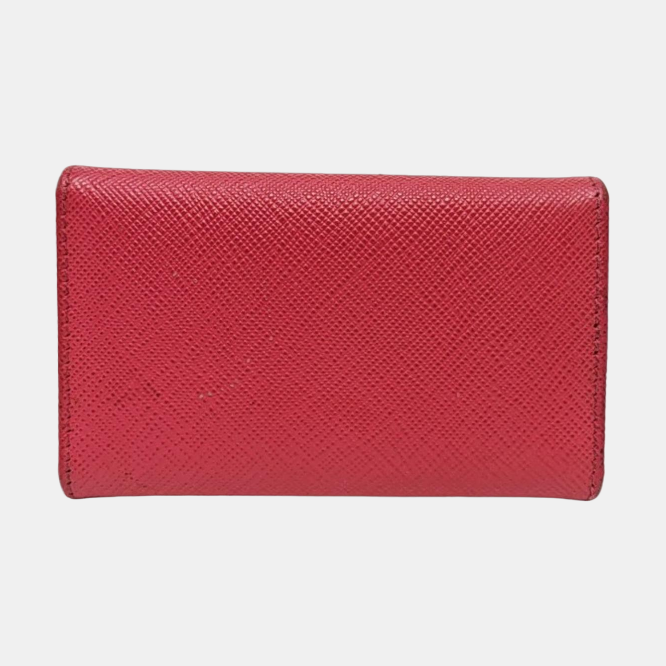 Calfskin Key Pouch Red