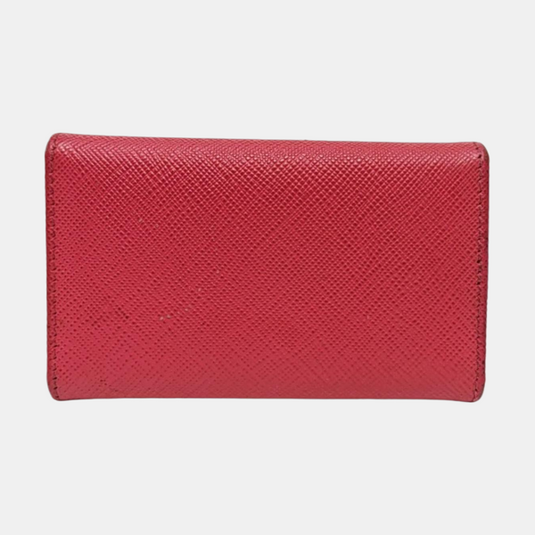 Calfskin Key Pouch Red