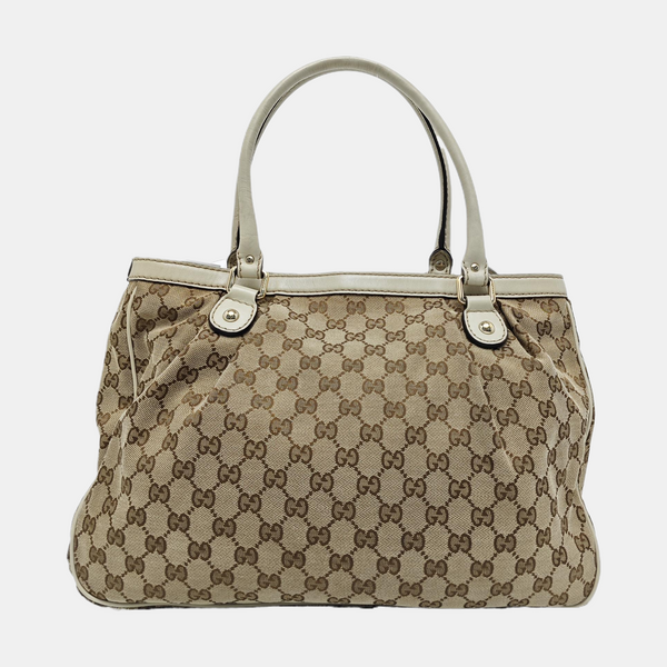 Sukey Monogram Canvas Brown