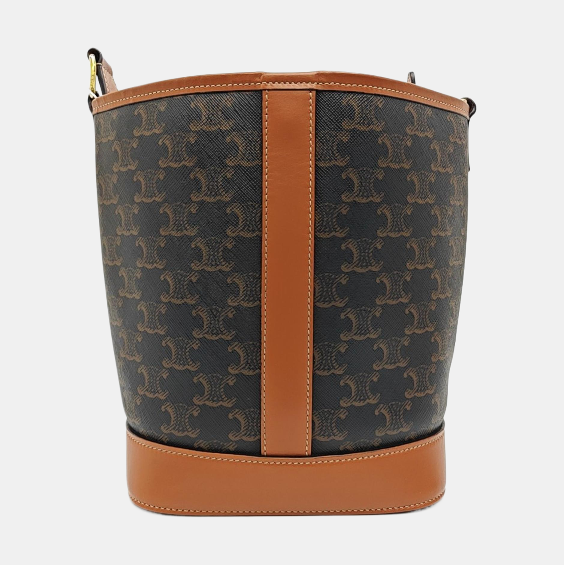 TRIOMPHE CANVAS Small Coated Canvas Brown