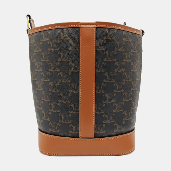 TRIOMPHE CANVAS Small Coated Canvas Brown