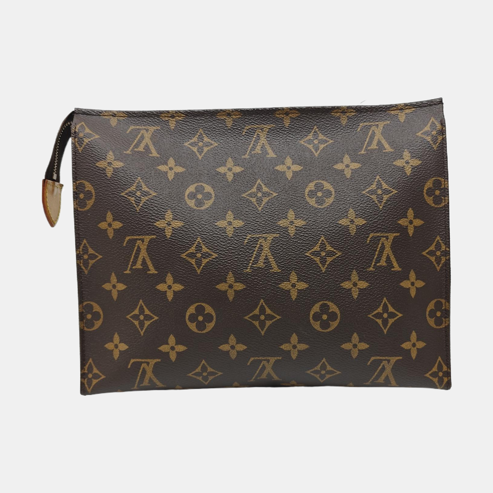 TOILET POCKET 26 Monogram Coated Canvas Brown