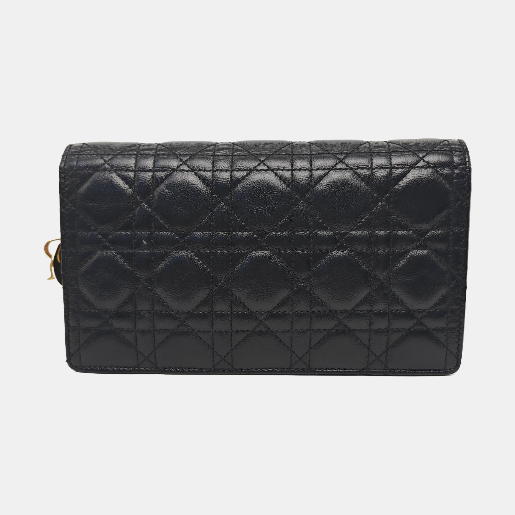Lady Dior Small Cannage Lambskin Black