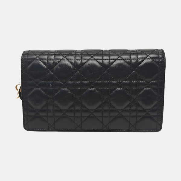 Lady Dior Small Cannage Lambskin Black