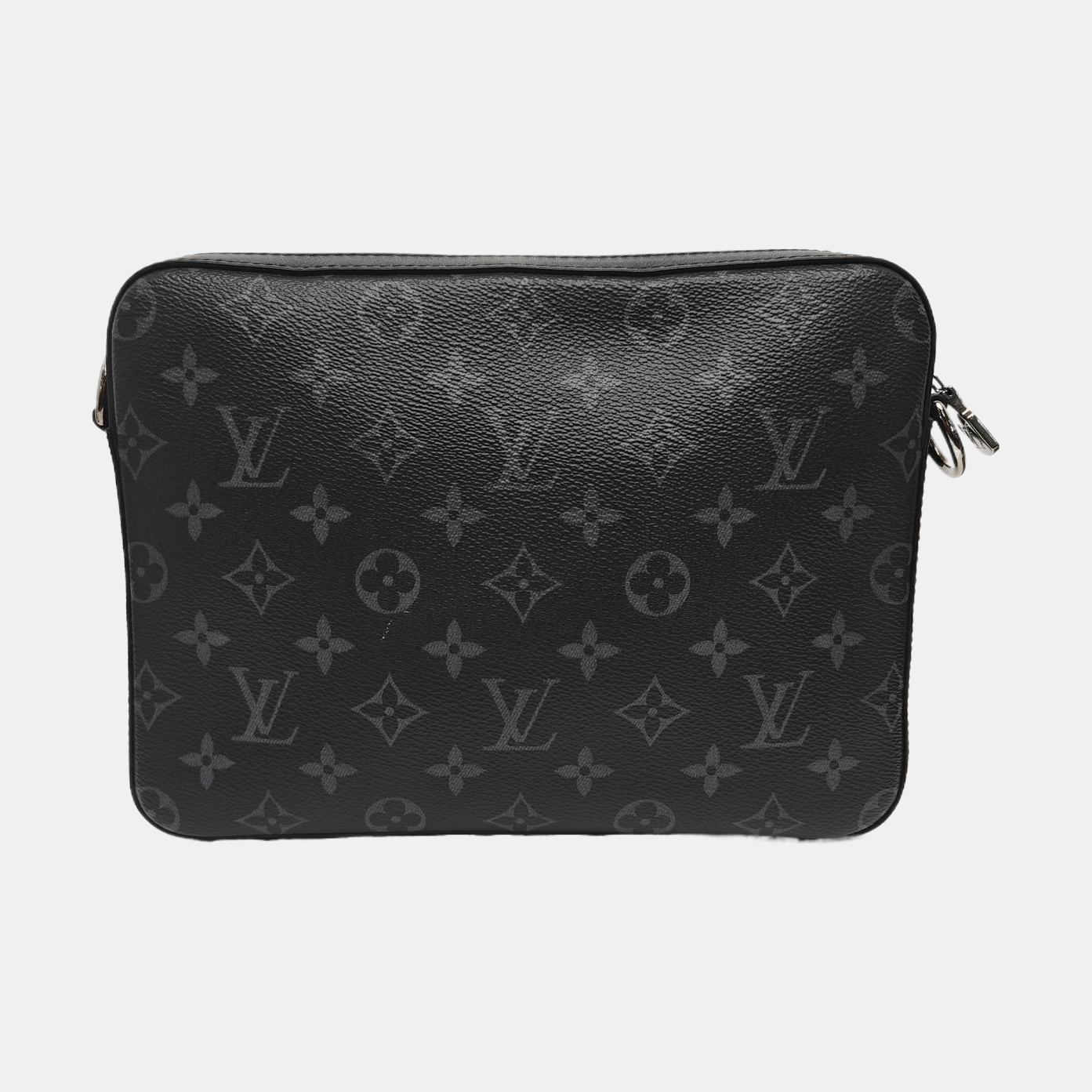 TRIO Monogram Coated Canvas Gray