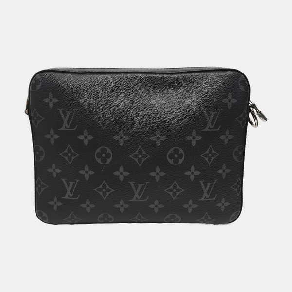 TRIO Monogram Coated Canvas Gray