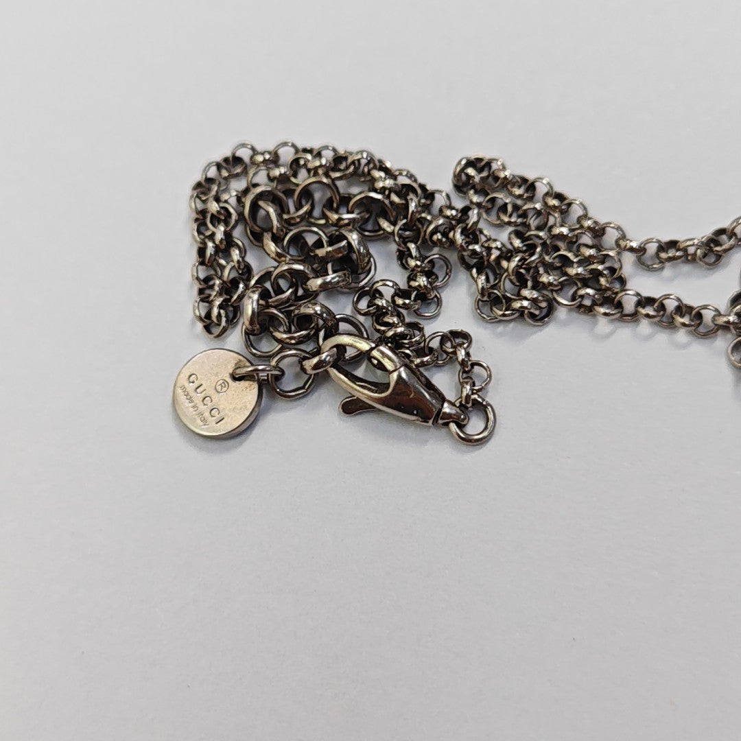 Interlocking G 925 Sterling Silver Necklace