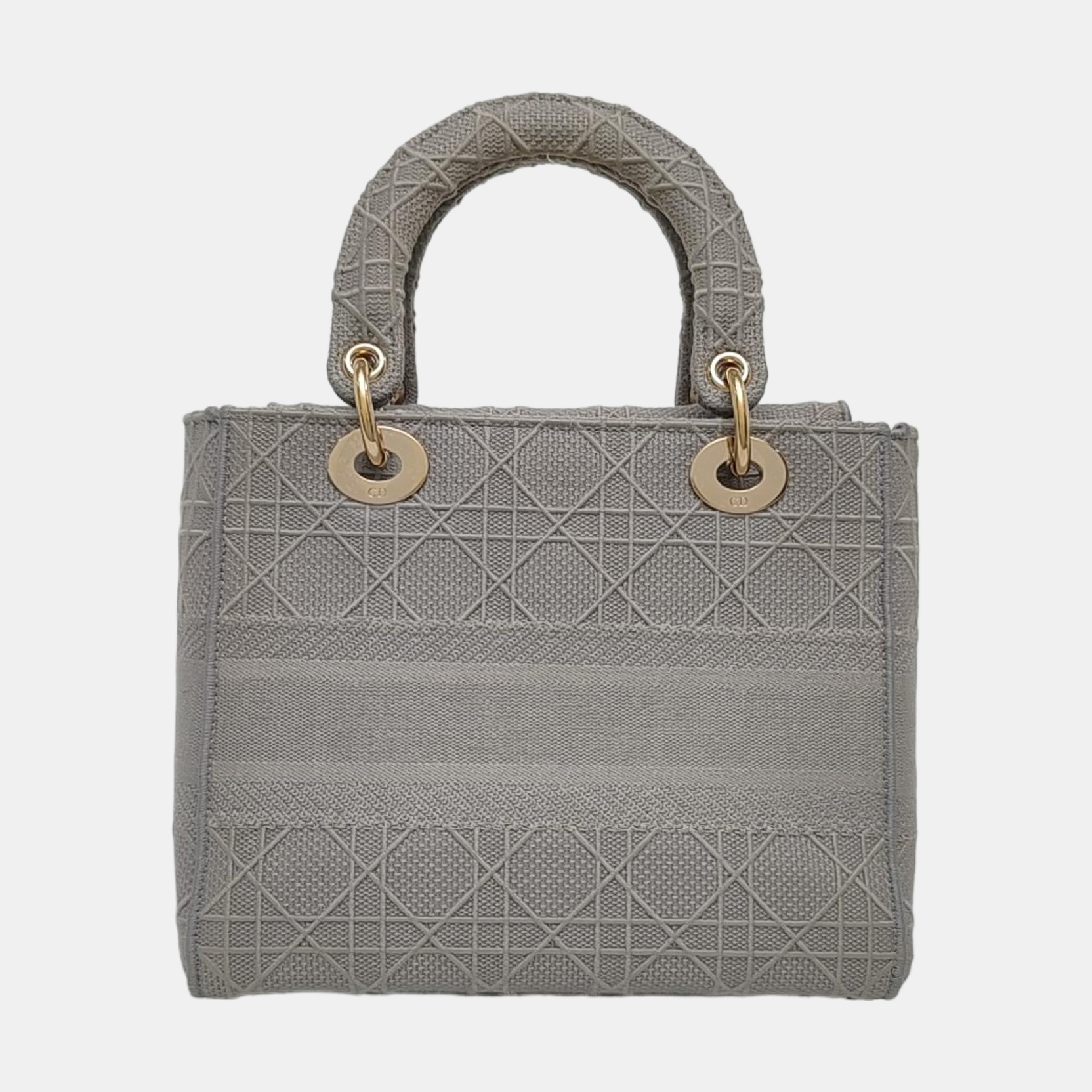 Lady D-Lite Cannage Canvas Gray