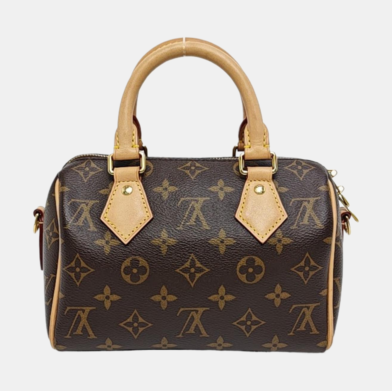 SPEEDY 20 Monogram Coated Canvas Brown