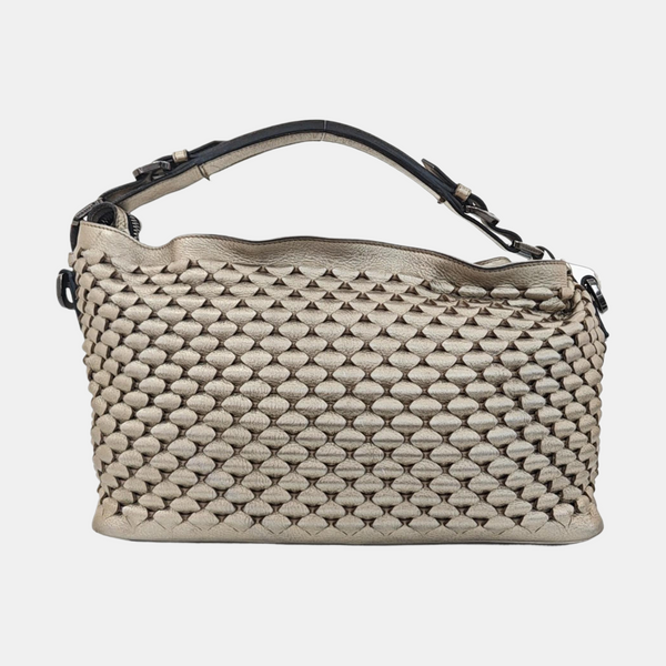 Lambskin Shoulder Bag Beige