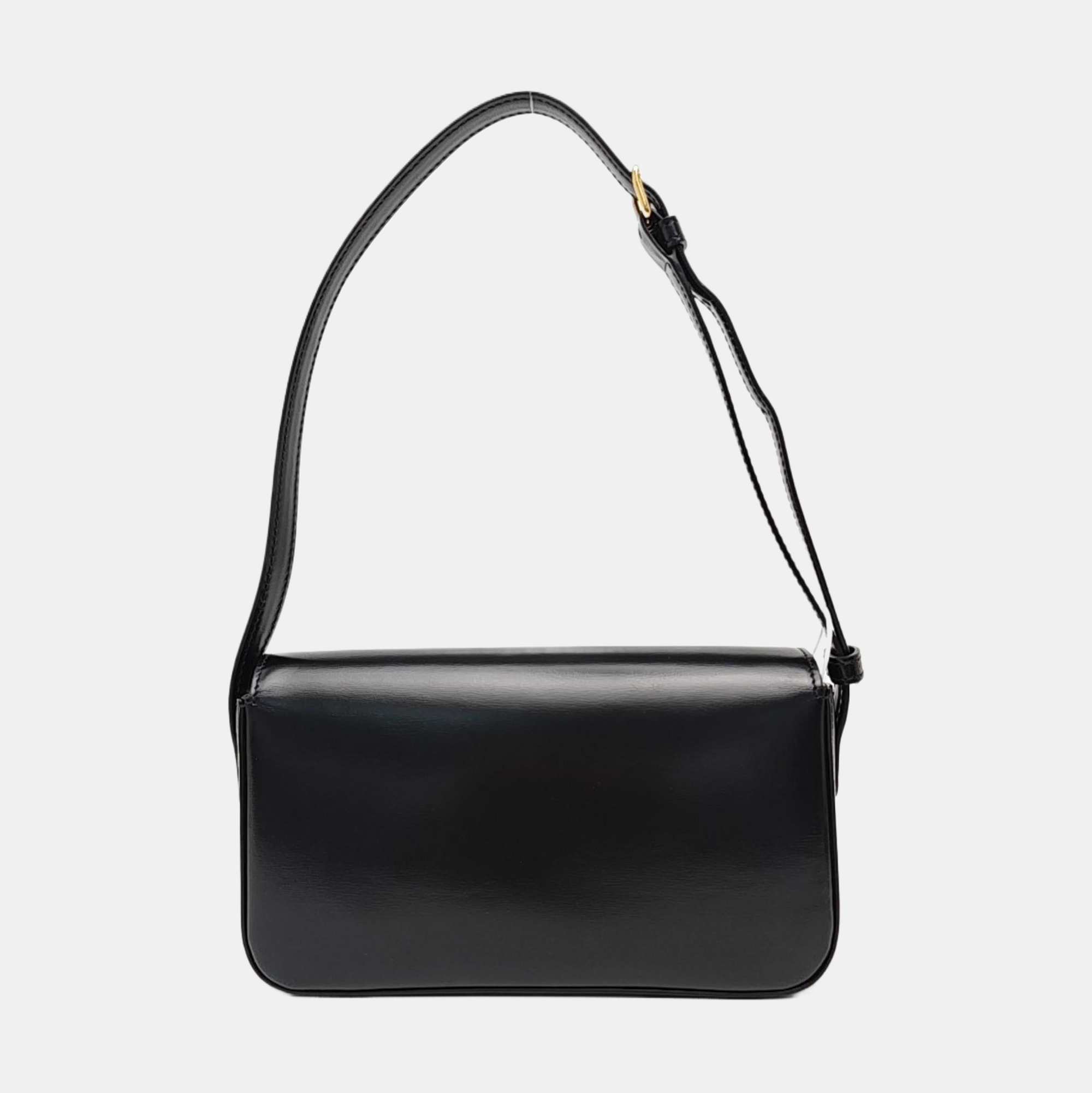TRIOMPHE Small Calfskin Black