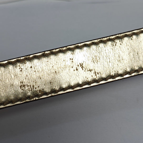 Leather Belt Gold