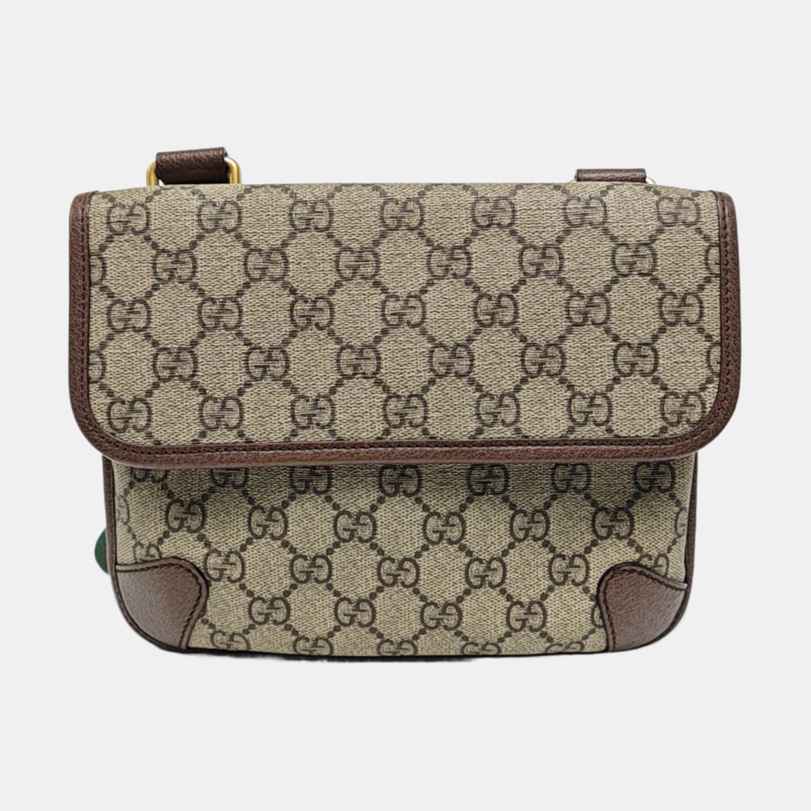 Neo Vintage Small Monogram Coated Canvas Beige