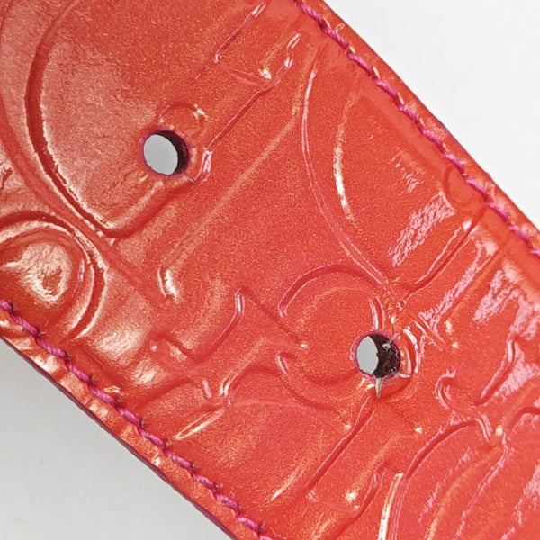 Leather Belt Orange