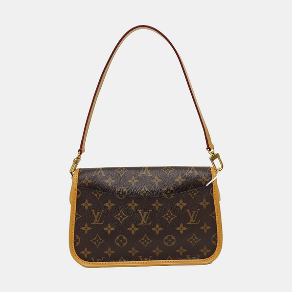 DIANE Monogram Coated Canvas Brown