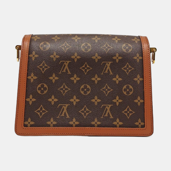 DAUPHINE MM Monogram Coated Canvas Brown